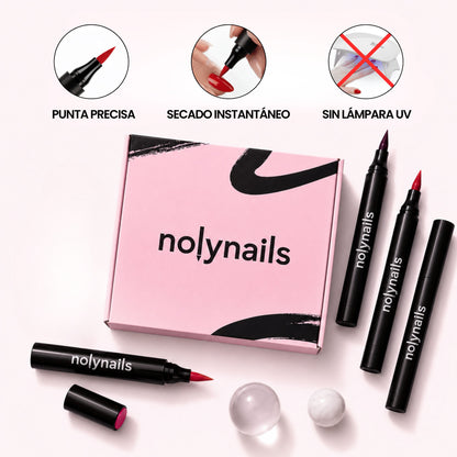 5 marker polishes without UV lamp | Nolynails™